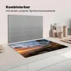 KitchenYeah© Herdabdeckplatte Sonnenuntergang - Palme - Produktbild-Vorschau 3