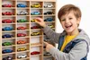 Modellauto-Regal für 100 Autos 1:64 – Wandregal & Setzkasten für Spielzeugautos, Birken-Sperrholz – leere Fächer und Holzkonstruktion Produktbild-Vorschau