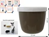Kunststofftopf mit Magnet Ø 10cm Taube, Wandaufbewahrung Produktbild-Vorschau 1