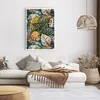 Poster - Poster ohne Rahmen - Blätter modern bunt - 70x100 Produktbild-Vorschau 6
