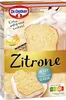 Dr. Oetker citrónová zmes na pečenie piškót 485g balenie 4 Náhľad obrázku produktu 2