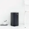 Brabantia 113741, 12 l, Kulatý, Černá, Plast, Pedál, 24 cm Náhled obrázku produktu 12