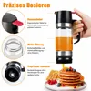 Honigspender aus Glas 350 ml, tropffreier Honigdosierer mit Produktbild-Vorschau 4