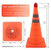 4 cônes de signalisation pliables, orange, réfléchissants, Voir les images du produit 8