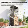 Outsunny Kaminholzregal 38 x 38 x 112cm erhöhtes Produktbild-Vorschau 4