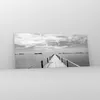 Bilder auf glas - Einteilig - Holz Brücke Meer - 120x50cm - Produktbild-Vorschau 4