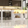Uittrekbare bartafel met lederen bekleding, draaibare Productafbeelding-voorbeeld 5