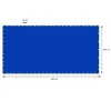 A blue tarp with grommets is shown with dimensions indicated. Náhľad obrázku produktu