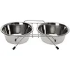 futterständer 1,1 Liter Edelstahl 35 x 17 cm silber Produktbild-Vorschau 1