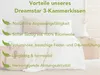 Tříkomorový polštář | péřový polštář | DREAMSTAR | 40 x 80 Náhled obrázku produktu 5