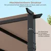COSTWAY pergola con 2 tetti regolabili, 3,05x3,05m Anteprima dell’immagine prodotto 5