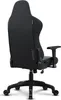A rear view of a black and gray gaming chair on a white background. Náhľad obrázku produktu