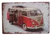 Vintage-Metall-Blechschild, Bulli VW Bus Produktbild-Vorschau 1