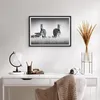 Gerahmtes Poster - Schwarzer Rahmen - Zebras Fotografie Produktbild-Vorschau 6