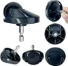 A collage of images showing different angles of a replacement wheel for an iRobot Roomba vacuum cleaner. Produktbild-Vorschau