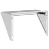 Wandregal 50x30x31 cm Silbern Edelstahl Produktbild-Vorschau 7