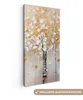 MuchoWow® - Leinwandbilder - Bäume - Aquarell - Kunst - Produktbild-Vorschau 1