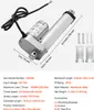 VEVOR 12V lineaire actuator, 101,6 mm lineaire motor met 15 Productafbeelding-voorbeeld 7