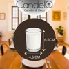 Candelo Votivkerzen 32 Kerzen im Glas -  Weiße Stilvolle Produktbild-Vorschau 4