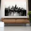 USA New York abstrakt schwarz weiss Wandbild Leinwandbild Produktbild-Vorschau 2