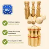 GICO Kegelspiel Kegel Set Bowling aus Holz für Kinder und Produktbild-Vorschau 5