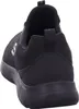 The back view of a black athletic shoe. Produktbild-Vorschau