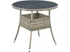 Juskys Polyrattan Gartentisch Yoro rund - wetterfest Ø 80 Produktbild-Vorschau 8