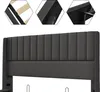 okwish Letto imbottito 160x200 cm, letto matrimoniale con Anteprima dell’immagine prodotto 15