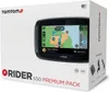 The image shows the retail packaging of a TomTom Rider 550 Premium Pack GPS navigator. Produktbild-Vorschau