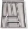 ORGA-BOX II Besteckeinsatz grau 462 x 355 mm für 45 cm Produktbild-Vorschau 1