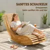 Outsunny Sonnenliege aus Akazienholz Klappbar Ergonomisch Produktbild-Vorschau 7