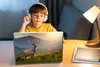MuchoWow® Laptop Aufkleber Sticker Cover Hirsche - Berg - Produktbild-Vorschau 3