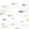 20 Servietten Communion Fishes cream - Fische mit Liebe, Produktbild-Vorschau 2