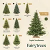 FairyTrees Sapin de Noël Artificiel 120cm NORDMANN | Arbre Voir les images du produit 7