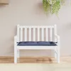 The Living Store Gartenbank-Auflage Marineblau 110x50x7 cm Produktbild-Vorschau 2