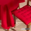 HOMESCAPES Tischdecke rot 137 x 228 cm, 100% Baumwolle Produktbild-Vorschau 6