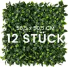 COSTWAY 12 szt. sztuczny żywopłot 50,5x50,5cm, sztuczna Podgląd zdjęcia produktu 8