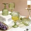 Omgoods - Bicchieri da vino da 350 ml - Vetro vintage - Anteprima dell’immagine prodotto 5