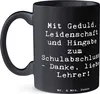 Mr. & Mrs. Panda haferl Spruch Danke Lehrer - Schwarz - Produktbild-Vorschau 2