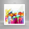 Poster - Poster ohne Rahmen - Blumen Wiese Sommer - 60x60 Produktbild-Vorschau 4