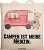Mr. & Mrs. Panda Shopping Tasche Bär Camper - Transparent - Produktbild-Vorschau 1