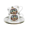 DUO ETNO 2er-Set Espressotassen 90 ml OWL mit Untertassen, Produktbild-Vorschau 4