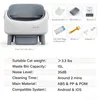 Crigge MINI-C automatische kattenbak met app-bediening, 35 Productafbeelding-voorbeeld 6