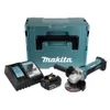 A set of power tools including an angle grinder, battery, charger, and storage case, displayed on a white background. Anteprima dell’immagine prodotto