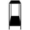 A product image of a black console table. Anteprima dell’immagine prodotto