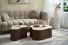home24 Couchtisch - Travertin Nachbildung / Eiche Dunkel Produktbild-Vorschau 7
