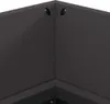 vidaXL Braciere nero, 160 x 45 x 35 cm, acciaio resistente Anteprima dell’immagine prodotto 7