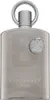 A silver-colored perfume bottle with a circular handle on top. Voir les images du produit