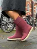 Dunlop Amsterdammer. Stylische Regenstiefel fur Damen, Rot, Produktbild-Vorschau 6