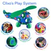 Magnetyczna gra budowlana Clixo - Crew Blue & Green (30 Podgląd zdjęcia produktu 9